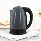 Chaleira Elétrica Bigsul 1500W 1,8L em Aço Inox Cinza 220V para Uso Diário em Cozinha