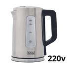 Chaleira Elétrica BlackDecker KEPGBR Inox 110V ou 220v 1,8L Base Giratória Desligamento Automático Aquecimento Rápido Design Moderno e Seguro