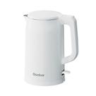 Chaleira Elétrica Branca 1,7l 1450W Aço Inox e Cabo Retrátil 110V Gaabor