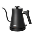 Chaleira elétrica de bico de ganso Yuioase 1 L 1200 W preto fosco Chaleira elétrica de bico de ganso Yuioase 1 L 1200 W preto fosco