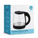 Chaleira Elétrica De Vidro Automática 1,8L 127V Lehavi