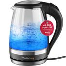 Chaleira Elétrica de Vidro Mueller Living Glass 1,5L - 1500W com Luz LED