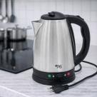 Chaleira Elétrica Esquentar Água Leite Chimarrão Seletor Tropical Jarra Ferver Café Suco Chá Sem fio Base Giratória Destacável Desliga Automático A5
