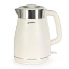 Chaleira Elétrica Impebraz YD-1833 1,8L Bege 1200W 110V com Base Giratória 360