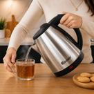 Chaleira Elétrica Inox 1.8L 1000W 127V para Café e Chá Rápido