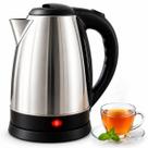 Chaleira Elétrica Inox 1,8L 110V 220V com Desligamento Automático para Chá e Café Chaleira Elétrica Inox 1,8L 110V 220V com Desligamento Automático para Chá e Café