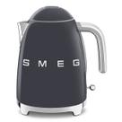 Chaleira elétrica Smeg 50's Retro Style 1,7 L 7 xícaras cinza ardósia