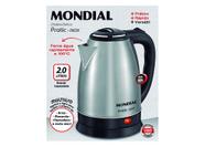 Chaleira Elétrica Térmica Mondial Ce-06 Pratic Inox 2 Litros