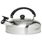CHALEIRA EM AÇO INOX COM APITO E ALÇA TÉRMICA BULE 2 LITROS PARA CAFE ÁGUA CHA COZINHA FOGAO Cor:PrataTamanho:U