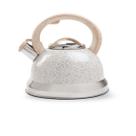 Chaleira em Inox com Indução e Apito Brinox Roma 2,7 Litros Vanilla