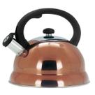 Chaleira Grande Aço Inox Bronze Com Tampa E Apito 3 Litros - Mimo Style