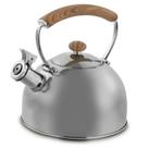 Chaleira Inox Com Alça Bambu 2,5L - Mimo Style