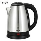 Chaleira Jarra Bule Elétrica Aço Inox 1.8L 110V ou 220V Automática Base 360 com LED Indicador