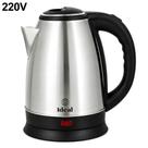 Chaleira Jarra Bule Elétrica Aço Inox 1.8L 110V ou 220V Automática Base 360 com LED Indicador