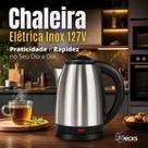 Chaleira Jarra Elétrica Inox Aquecimento Rápido Automática 127v