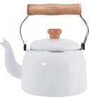 Chaleira Tradicional Aço Esmaltado 16 1,8 litros Branco Mãe Ágata Ewel