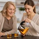 Chaleira Vidro Bule Garrafa Café Chá Fervedor Água Aquecedor Recipiente Quente Esquentar