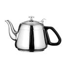 Chaleiras elétricas 1,5 l bule de prata aço inoxidável filtro infusor de chá café de metal