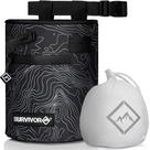 Chalk Bag SURVIVOR Mapa topográfico icônico com bola de giz