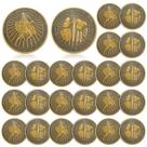Challenge Coins Nosiny Armor of God, 20 unidades de presente religioso Challenge Coins Nosiny Armor of God, 20 unidades de presente religioso