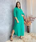 Chamise /vestido feminino na cor uva tamanho (G)