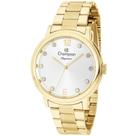 Champion Feminino Relógio Dourado Original CN28437W