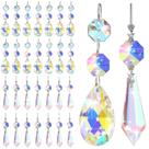 Chandelier Crystal Prisms Potchen 38 mm Teardrop 24 unidades