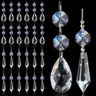 Chandelier Crystal Prisms Potchen 38 mm Teardrop 48 unidades