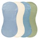 Changing Pad Liners Ndahjahd em forma de amendoim à prova d'água x4 azul Changing Pad Liners Ndahjahd em forma de amendoim à prova d'água x4 azul