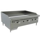 Chapa a Gás 0,90m Espessura 25mm VCRG36 Vulcan - 3 Queimadores e Total Inox