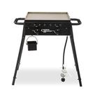 Chapa a Gás Country Smokers Portátil de 2 Queimadores, 22.000 BTU Chapa a Gás Country Smokers Portátil de 2 Queimadores, 22.000 BTU