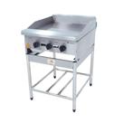 Chapa Americana Profissional 60cm a Gás 8mm Lisa Inox com Pé CGP60 - Venâncio