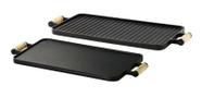 Chapa Bifeteira Grill Dupla Face Ferro Fundido 44x26 Cm Fundição Santana Chapa Bifeteira Grill Dupla Face Ferro Fundido 44x26 Cm Fundição Santana
