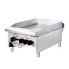 Chapa Bifeteira Lanche Americana Lisa Inox Gás 45 cm CG45 18mm - Venâncio