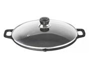 Chapa Bifeteira Picanheira 30cm Com Tampa De Vidro
