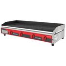 Chapa Chapeira Bifeteira para Carne Hambúrguer Artesanal Industrial a Gás 1,20m CBG PRO Metalcubas