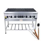 Chapa Charbroiler Profissional Grill 120cm Gás Inox Com Pé Cggp120 e Utensílios - Venâncio