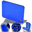 Chapa de Acrílico Azul BIC 2mm 50x50cm 500x500mm Placa Leitosa Translúcida Premium Pureza 100 Por cento Virgem Puro Cast Chapa de Acrílico Azul BIC 2mm 50x50cm 500x500mm Placa Leitosa Translúcida Premium Pureza 100 Por cento Virgem Puro Cast