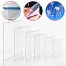 Chapa de Acrílico Cristal 3mm 100x200cm 2x1m Placa Transparente Cast Pureza 100 Por cento Virgem Puro Premium 1x2m