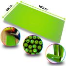 Chapa de Acrílico Verde Limão 4mm 50x100cm 500x1000mm Placa Leitosa Translucido Premium Pureza 100 Por cento Virgem Puro Cast