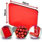 Chapa de Acrílico Vermelho Leitoso 2mm 50x50cm 500x500mm Placa Translucido Premium Pureza 100 Por cento Virgem Puro Cast Chapa de Acrílico Vermelho Leitoso 2mm 50x50cm 500x500mm Placa Translucido Premium Pureza 100 Por cento Virgem Puro Cast