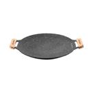 Chapa De Grelhar Antiaderente 30CM Para Fogão, Bandeja De Assar Coreana, Equipamento De Acampamento