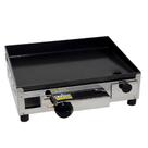Chapa de Lanche 30x40 a Gás 3,5 mm Profissional Inox Inclinada