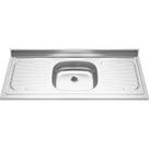 Chapa de Pia Tramontina New Raggi, Inox, 120 cm