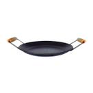 Chapa Disco Arado Aço Carbono Bifeteira Alça Madeira 27cm