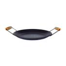 Chapa Disco Arado Aço Carbono Bifeteira Alça Madeira 33cm