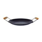 Chapa Disco Arado Aço Carbono Bifeteira Alça Madeira 40cm