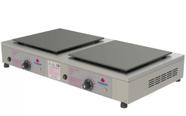 Chapa Dupla Crepe Francês 2x Quadrada PRKF-202 Elétrica 220v - PROGÁS