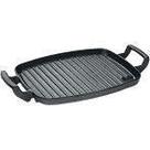 Chapa Grill De Ferro Com Alça Ferro 30X24Cm Panela Mineira