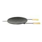 Chapa Para Churrasqueira Em Ferro Fundido Com Alça Fs 100 Santana - Fundição Santana
